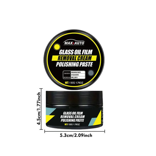 Car Glass Polish & Hydrophobic Coating Kit – Oil Film Remover